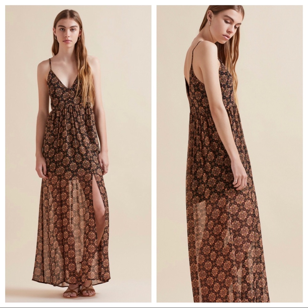 THE FIFTH LABEL RAPHSODY PRINT LONG DRESS XS